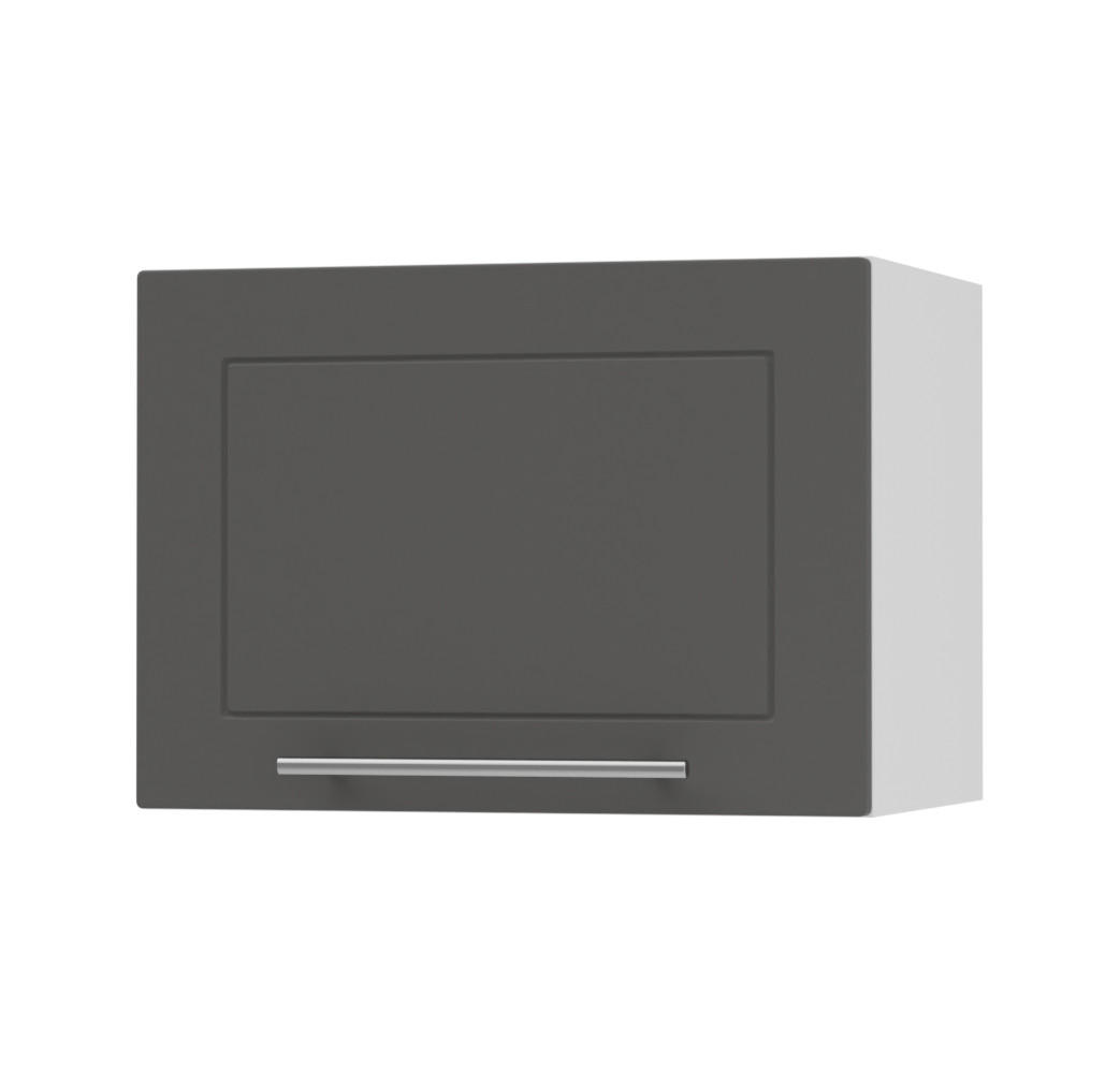 Feldmann-Wohnen Klapphängeschrank Graphit, Weiß 50x36x32.5 cm