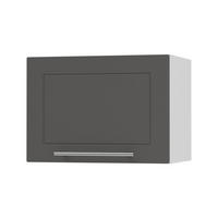 KLAPPHÄNGESCHRANK Kvantum W4B/45 Graphit Matt / Weiß Matt 45 / 32,5 / 36cm - Graphitfarben/Weiß, Holz/Holzwerkstoff (45/36/32.5cm) - Feldmann-Wohnen