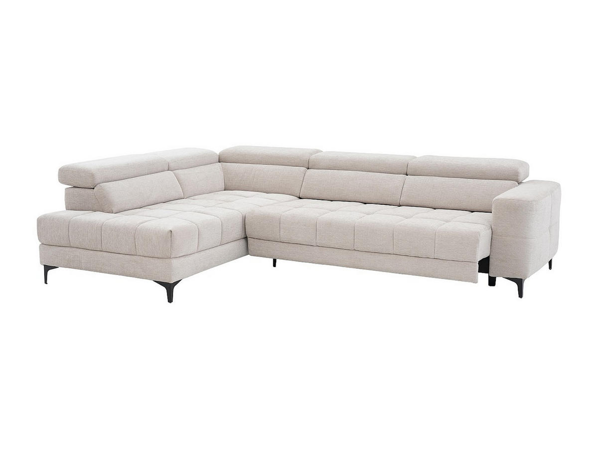 RELAXSOFA - 5 Personen - stoff - beige Moniso - Beige, Textil (298/75/211.5cm) - Vente-Unique