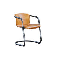 ESSZIMMERSTUHL FILLY Braun Leder - Dunkelbraun/Schwarz, Leder (54/73/61cm) - KAWOLA