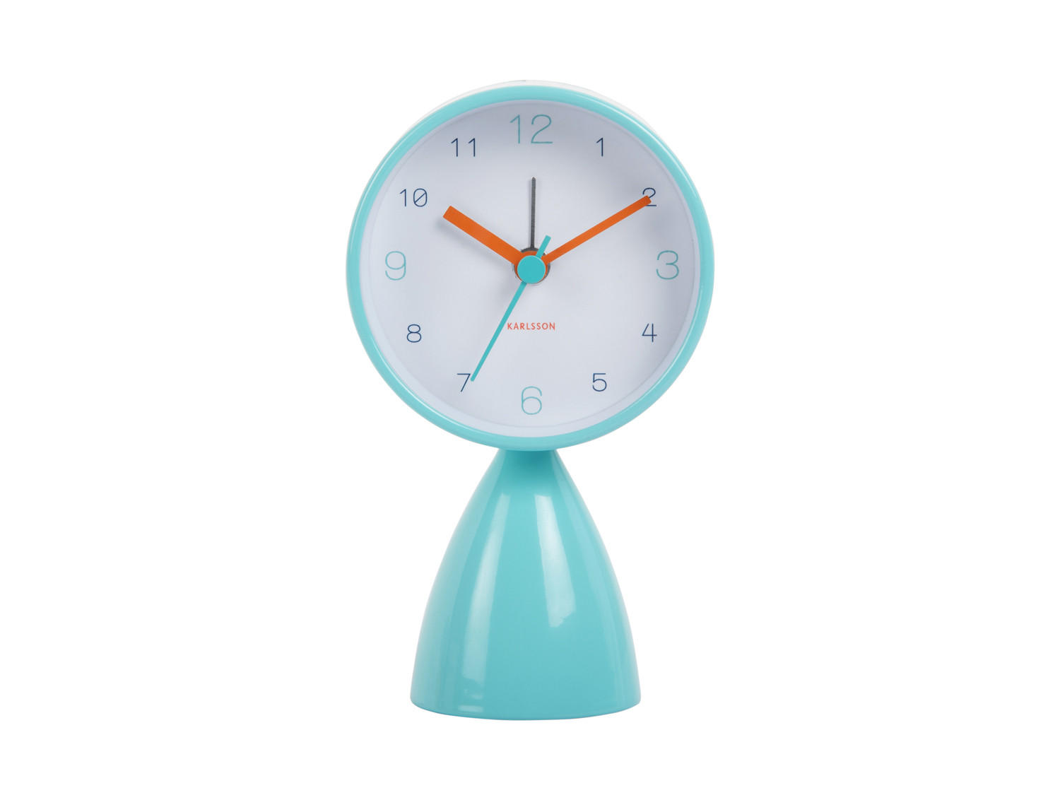 WECKER Funky Vibes 4/7/13 cm - Blau, Metall (7/13/4cm) - Karlsson