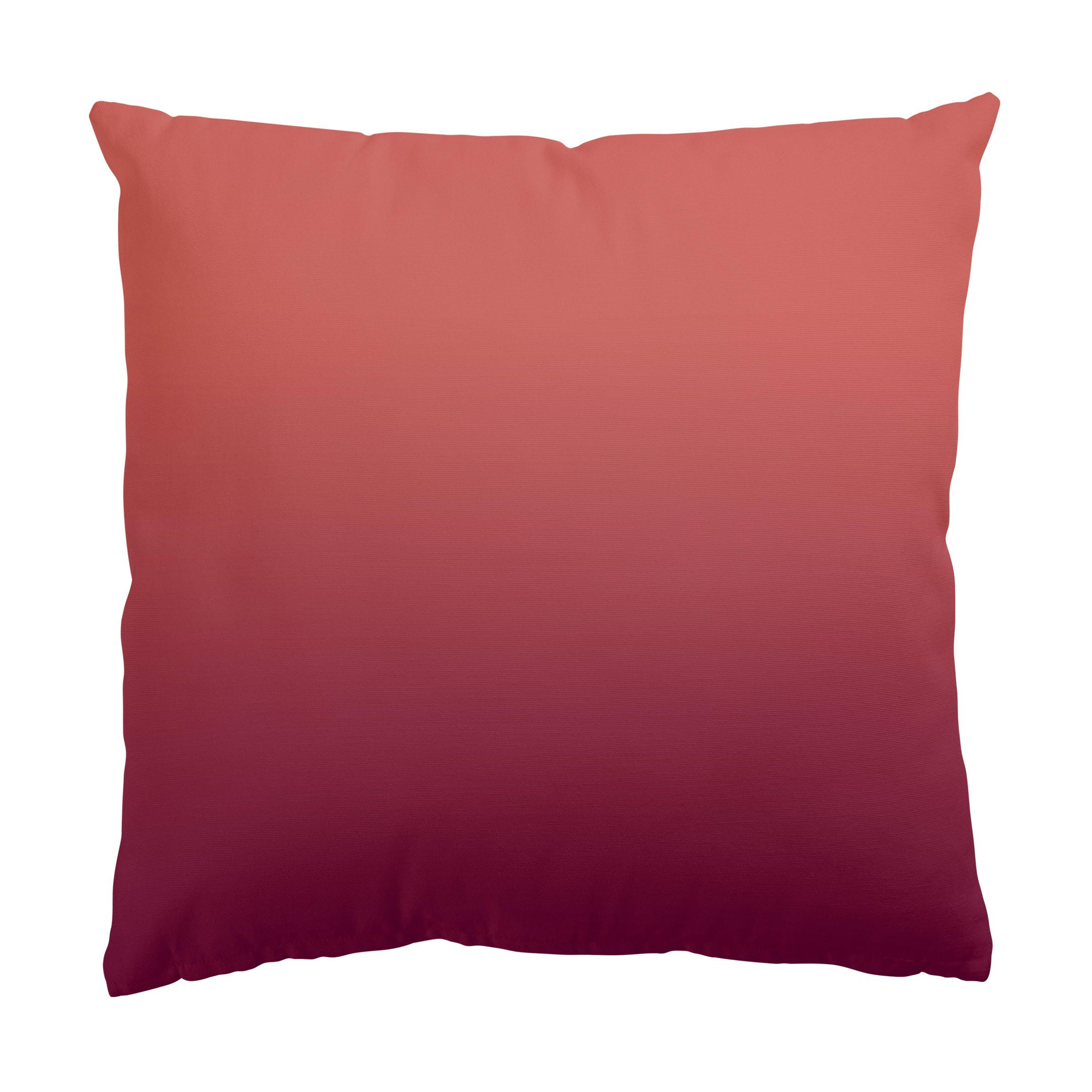 KISSENBEZUG Roter Farbverlauf 50/50 cm - Rot, Textil (50/50cm) - Bilderwelten
