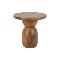 BEISTELLTISCH Dia 38/38/39 cm - Braun, Holz (38/38/39cm) - Leitmotiv