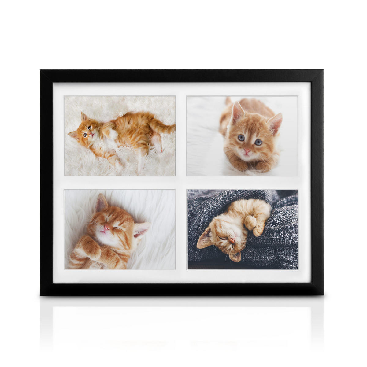 BILDERRAHMEN Galeria 10x15cm Schwarz - Schwarz, Holzwerkstoff (30/2/37cm) - BoMoe