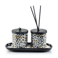 KERZE mit Diffusor Weiß 23/9.5/9 cm Keramik - Weiß, Keramik (9.5/9/23cm) - Mondex