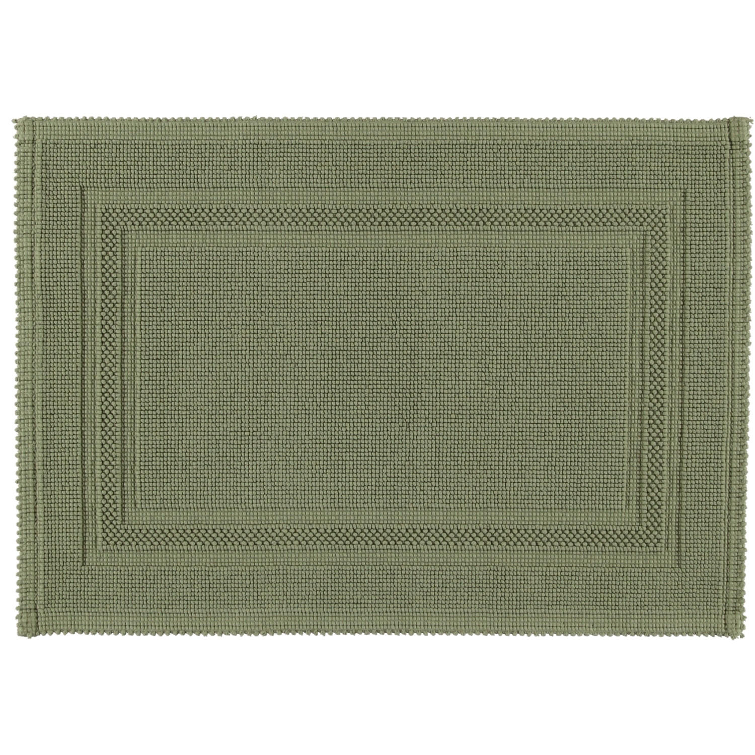 BADEMATTEN GALA OLIVE - 404 - Olivgrün, Textil (50/70cm) - Rhomtuft