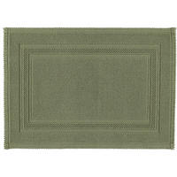 BADEMATTEN GALA OLIVE - 404 - Olivgrün, Textil (50/70cm) - Rhomtuft