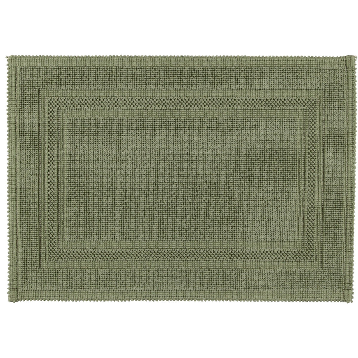 BADEMATTEN GALA OLIVE - 404 - Olivgrün, Textil (50/70cm) - Rhomtuft