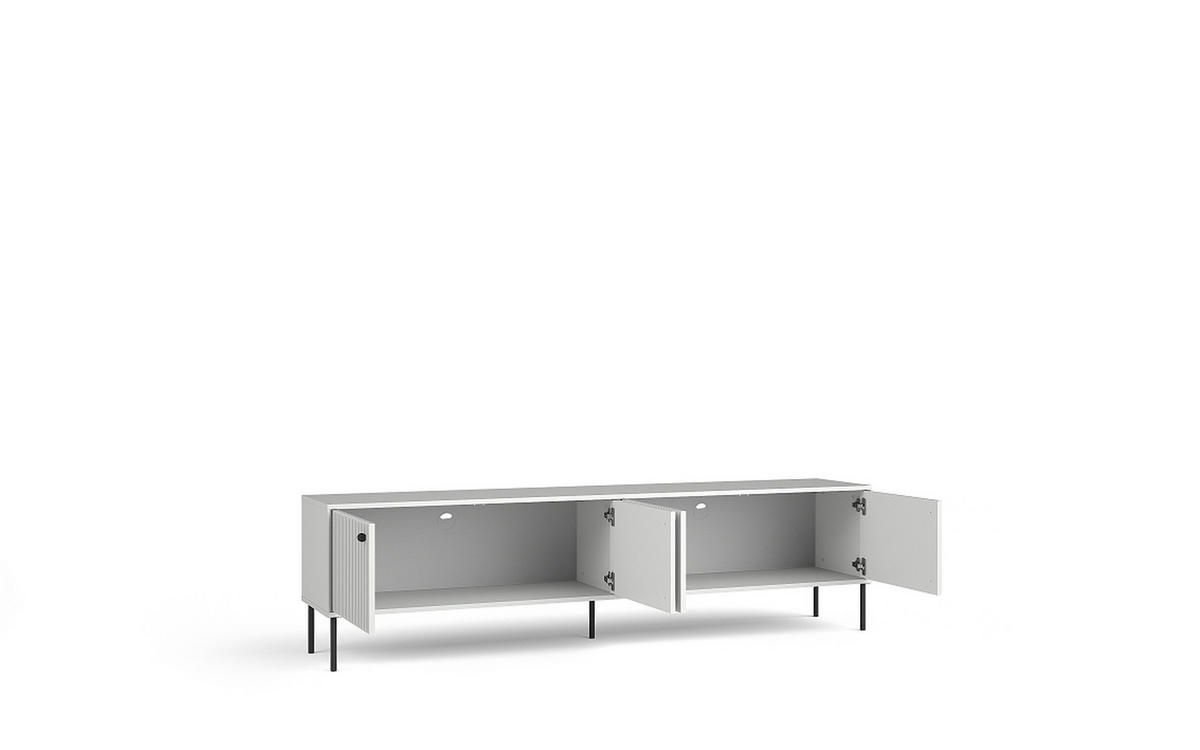 TV-SCHRANK Grau 207/54,8/40,5 - Grau, Holzwerkstoff (207/55/41cm) - RAUMHIRSCH FURNITURE