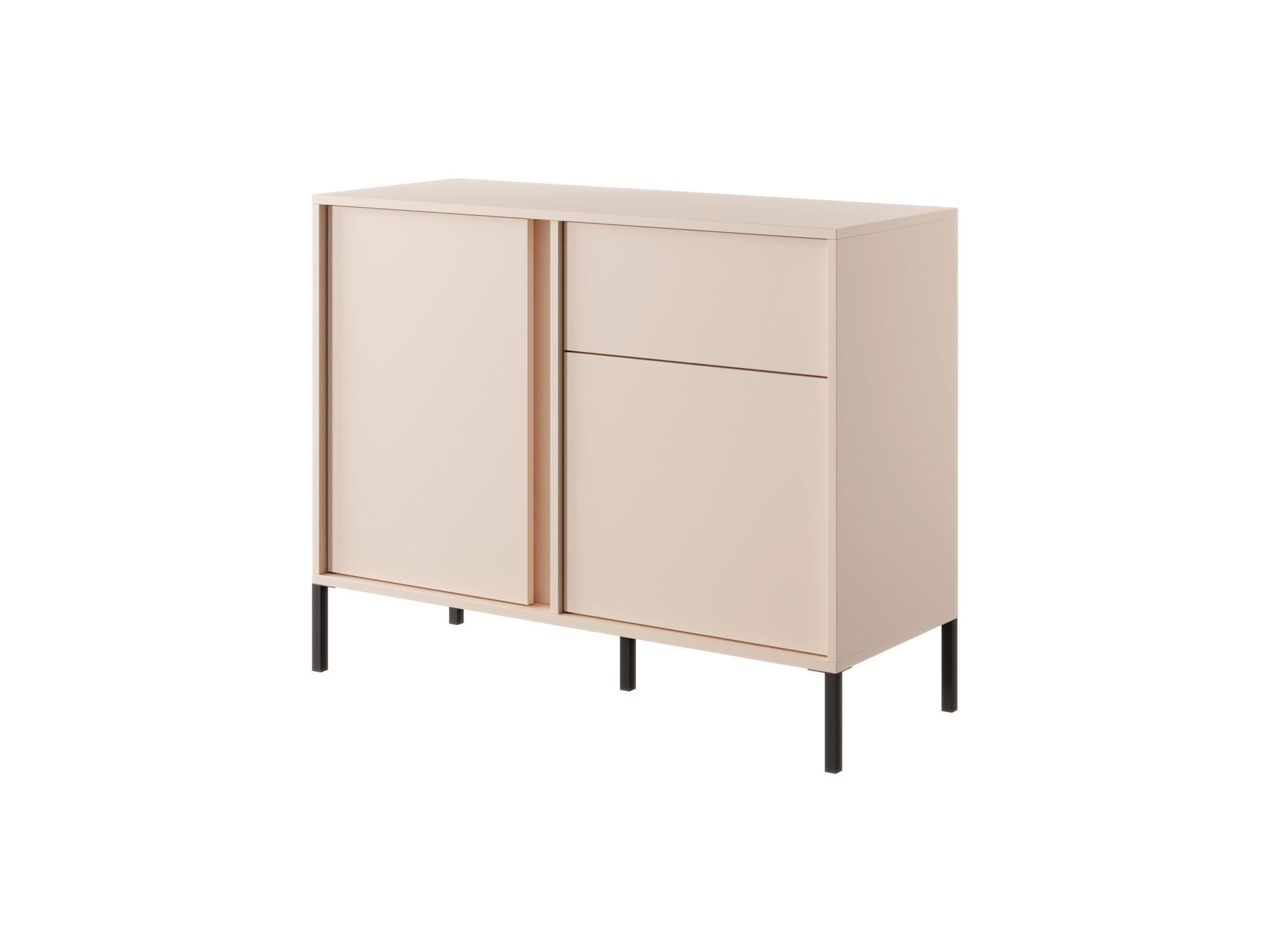 SIDEBOARD DAST Beige 103x40x81 cm - Beige, Holzwerkstoff (103/81/40cm) - FURNLUX
