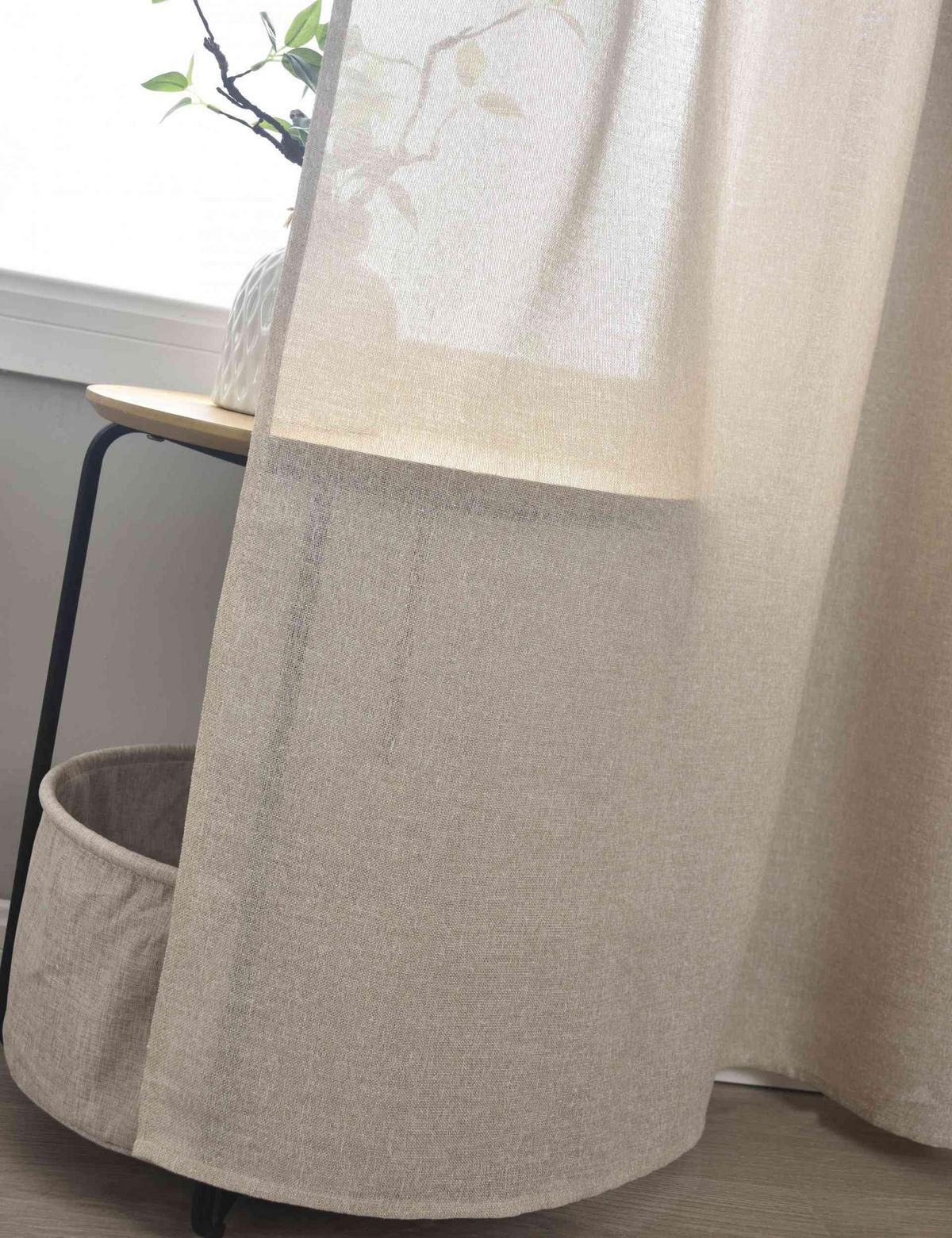 VORHANG LEIPZIG HxB 245x145 cm Taupe - Taupe, Textil (145/245/245cm) - Gardinenbox