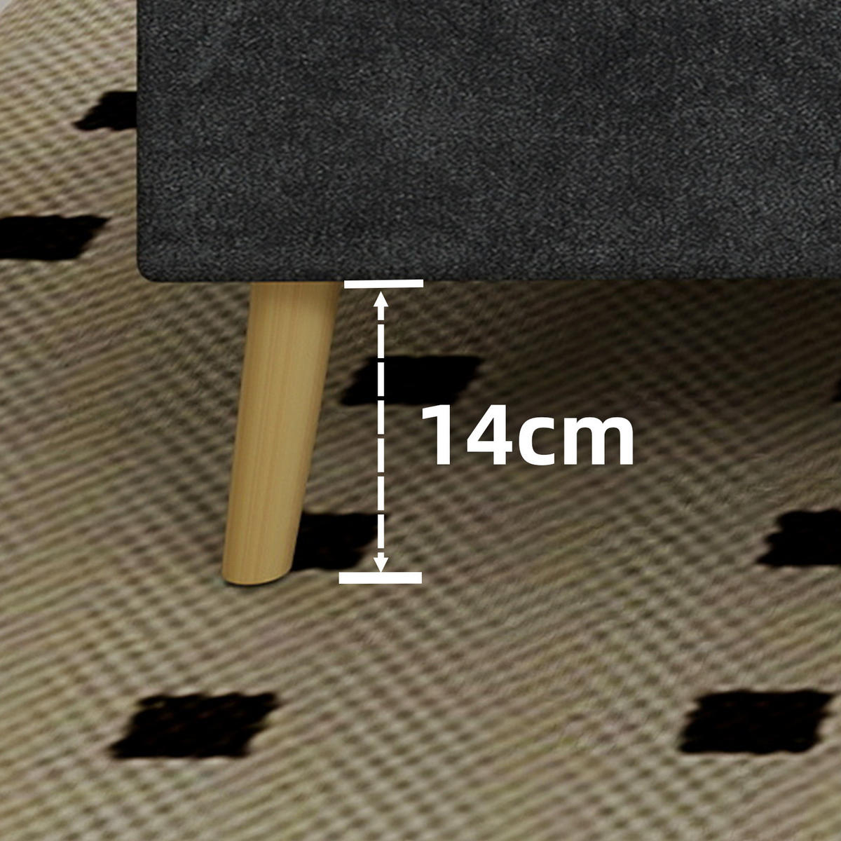ČALÚNENÁ posteľ 140/200 cm s nastaviteľným čelom a LED osvetlením, Sivá - sivá, textil (140/200cm) - Redom