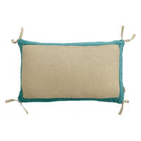 KISSEN Elise Chambray graugrün 30 x 50 cm - Grün, Textil (30/50cm) - Vivaraise