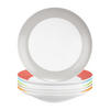 SUPPENTELLER Liberty Pure Colors Mixed ø 23,5 cm 6er Set - Multicolor, Keramik (23.6cm) - Seltmann Weiden