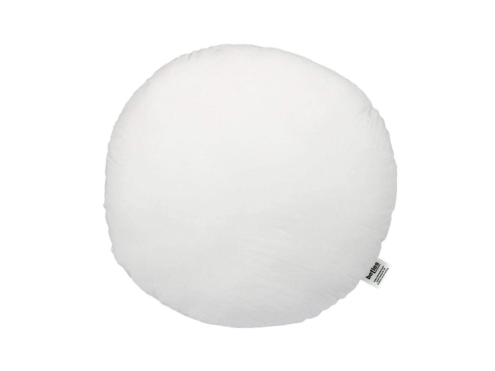 KISSENFÜLLUNG Rund PublikFree Faserbällchen 50 cm Ø - Weiß, Naturmaterialien/Kunststoff (50/50cm) - beties Heimtextil