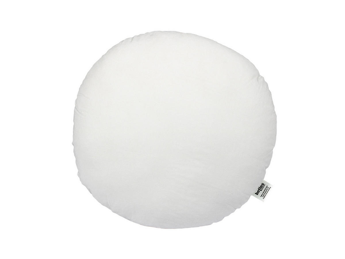 KISSENFÜLLUNG Rund PublikFree Faserbällchen 50 cm Ø - Weiß, Naturmaterialien/Kunststoff (50/50cm) - beties Heimtextil