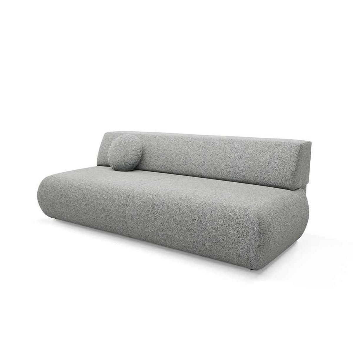 SOFA Puentro Grau - Grau, Textil (214/74/95cm) - Pillovely