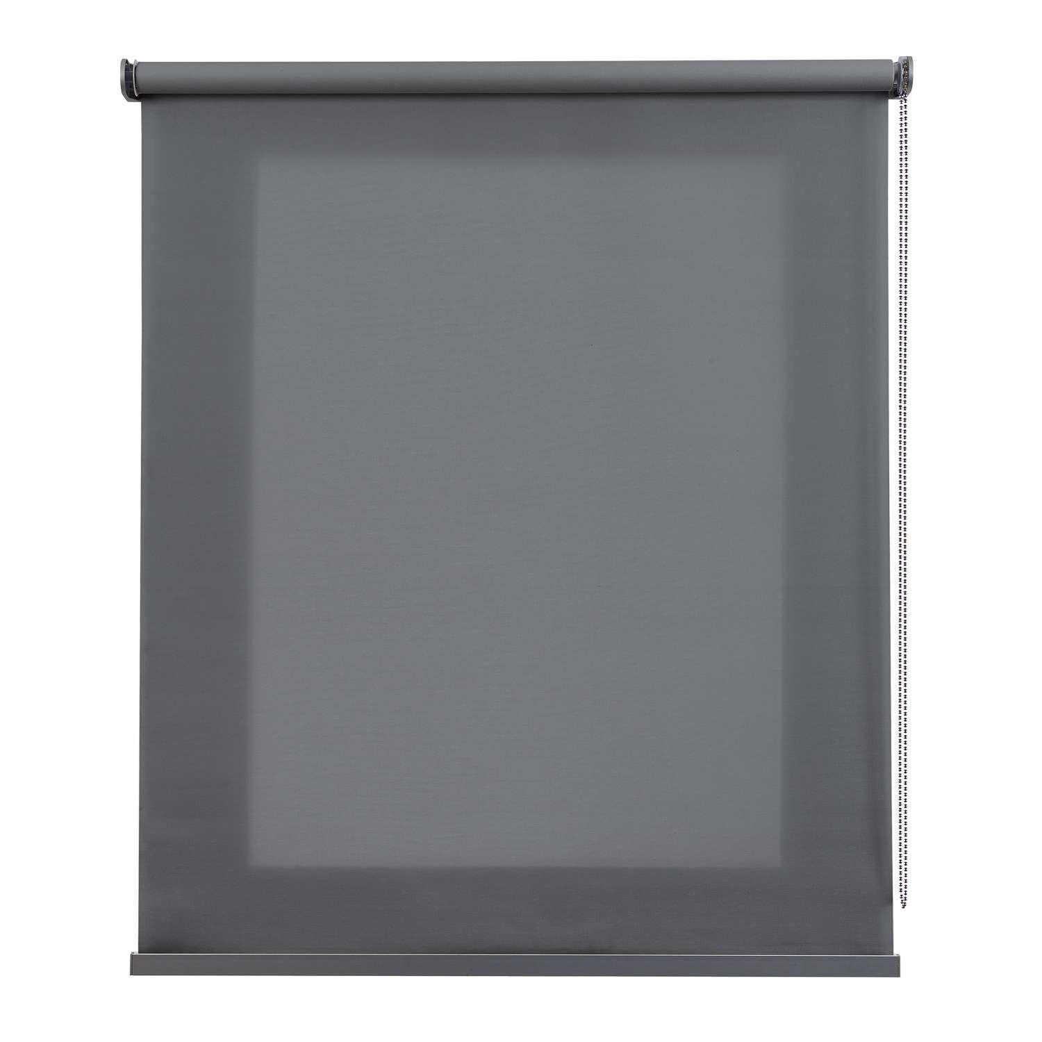 ROLLO| Grau, 160 cm x 250 cm - Dunkelgrau, Kunststoff (160/250cm) - STORESDECO
