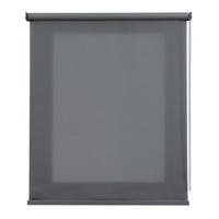 ROLLO| Grau, 200 cm x 250 cm - Dunkelgrau, Kunststoff (200/250cm) - STORESDECO