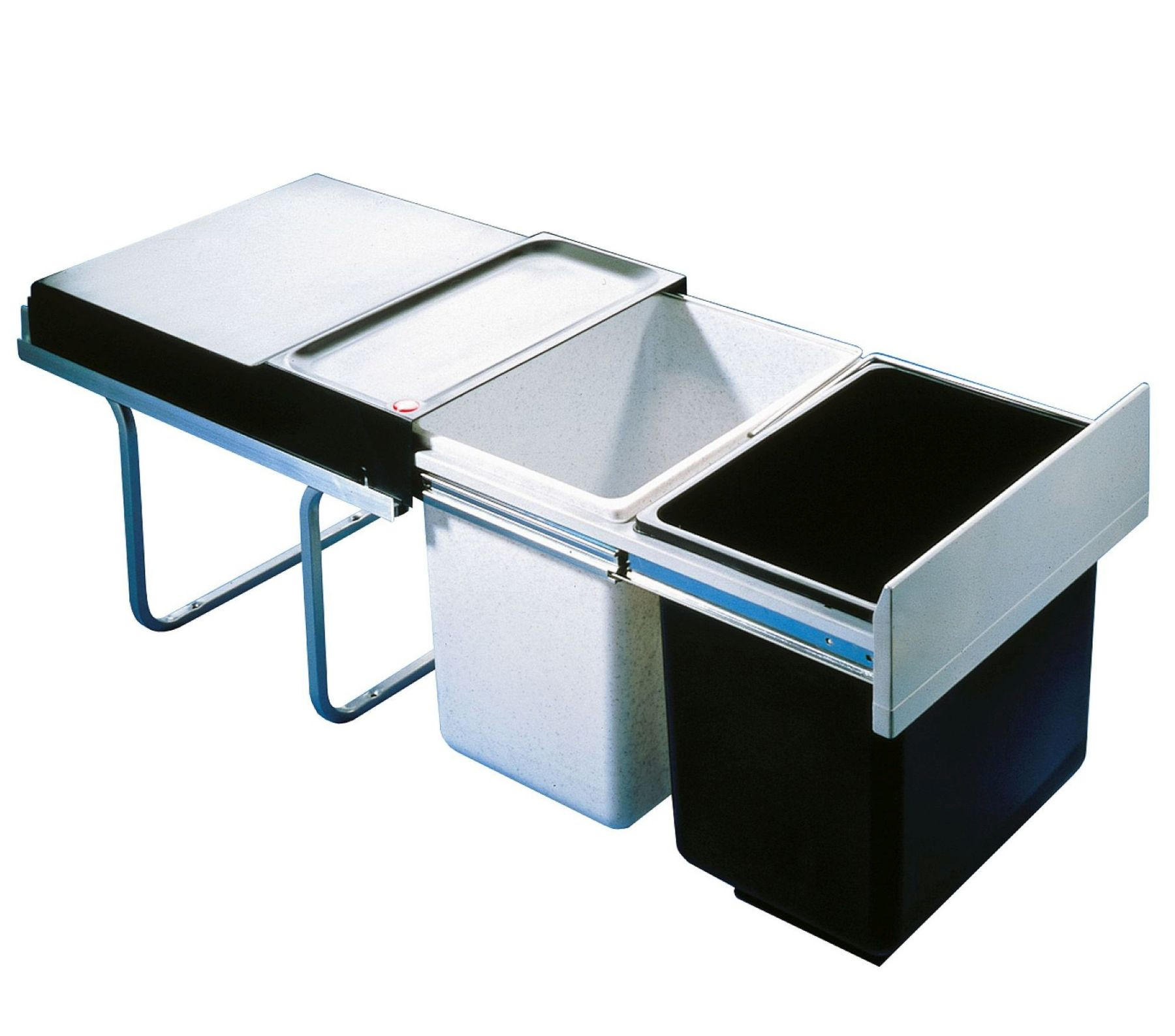 Hailo Mülleimer Schwarz 34.6x32x47 cm