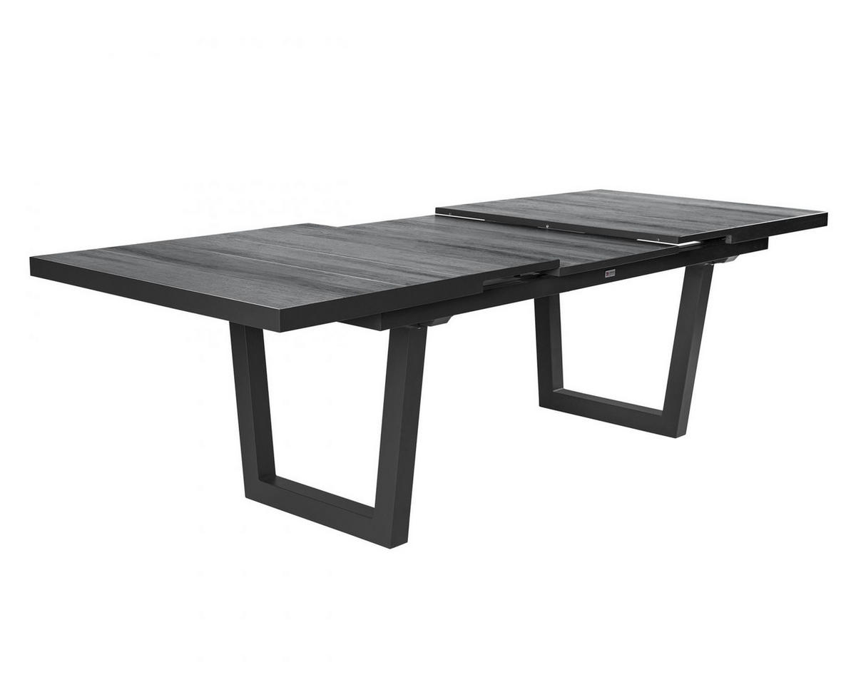 GARTENTISCH Nizza 200/260x100x75 cm, Keramik, Anthrazit - Anthrazit, Keramik (100/260/75cm) - dasmöbelwerk