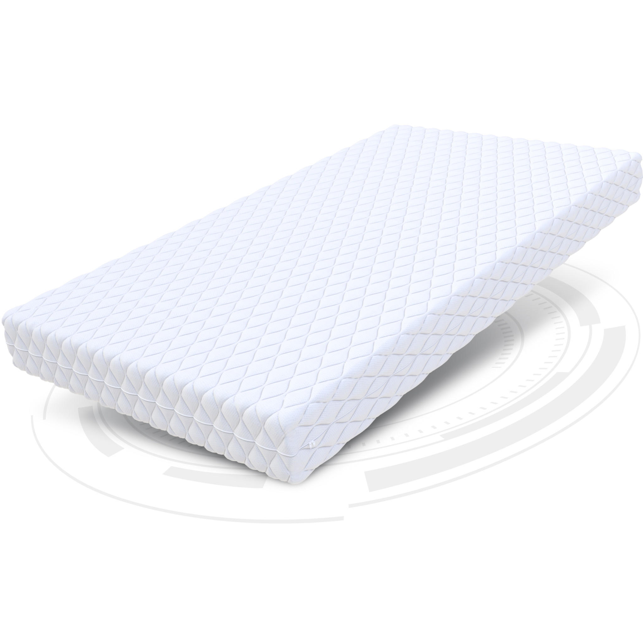 KALTSCHAUMMATRATZE Alto H2 Höhe 12 cm - Weiß, Textil (120/200cm) - FDM