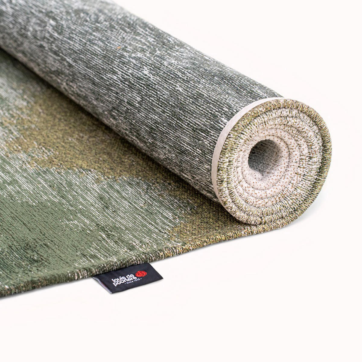 TEPPICH Palm Green Meditation Lagoon 80/150 cm - Grün, Textil (80/150cm) - Louis De Poortere