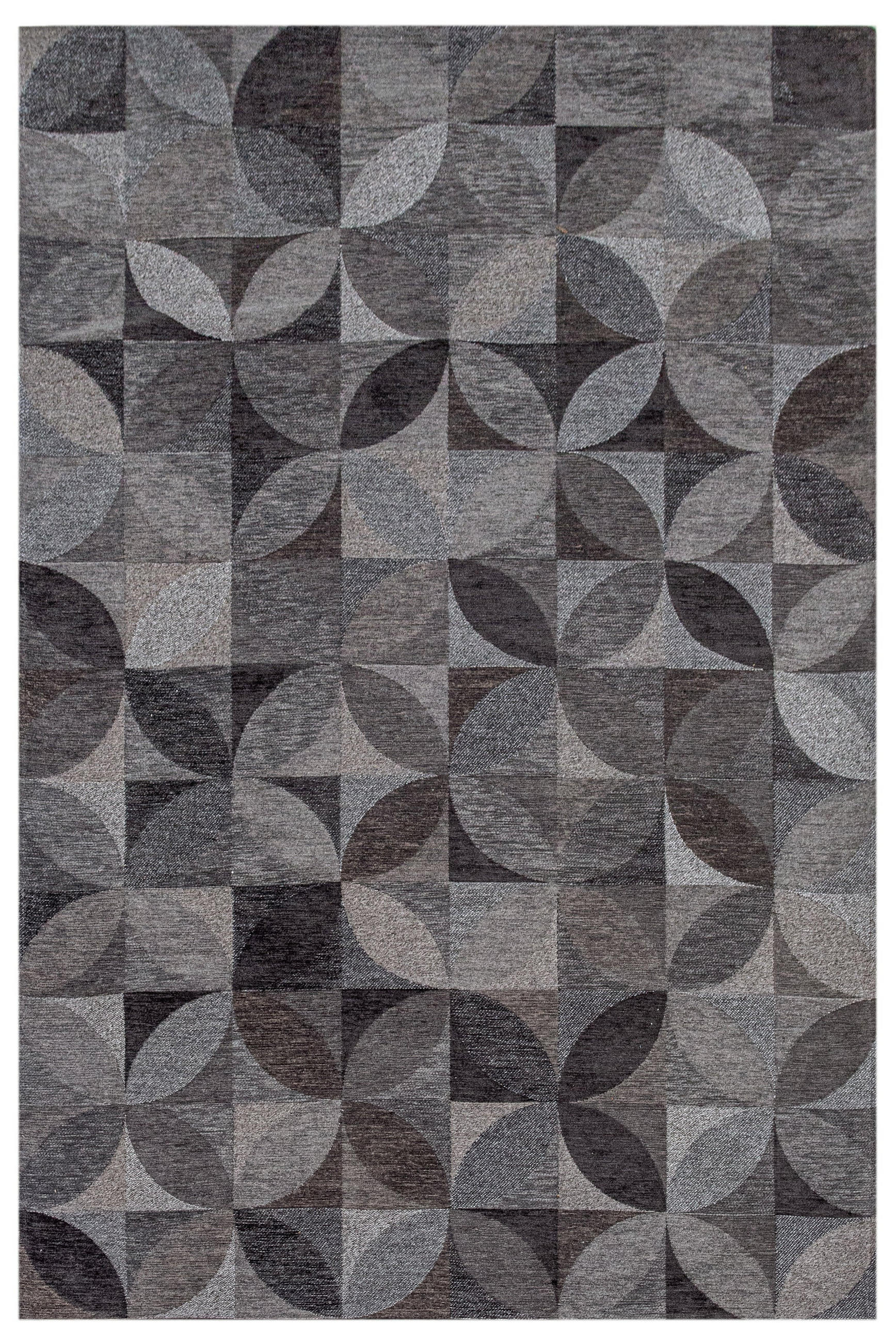 TEPPICH modern In-/Outdoor Flachgewebe ROSEBUD Schwarz 240x340 cm - Schwarz, Textil (240/340cm) - Novatrend