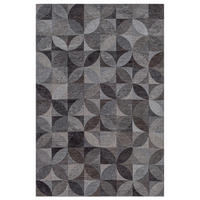 TEPPICH modern In-/Outdoor Flachgewebe ROSEBUD Schwarz 240x340 cm - Schwarz, Textil (240/340cm) - Novatrend