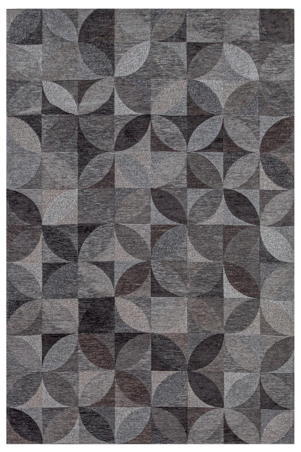 TEPPICH modern In-/Outdoor Flachgewebe ROSEBUD Schwarz 240x340 cm - Schwarz, Textil (240/340cm) - Novatrend