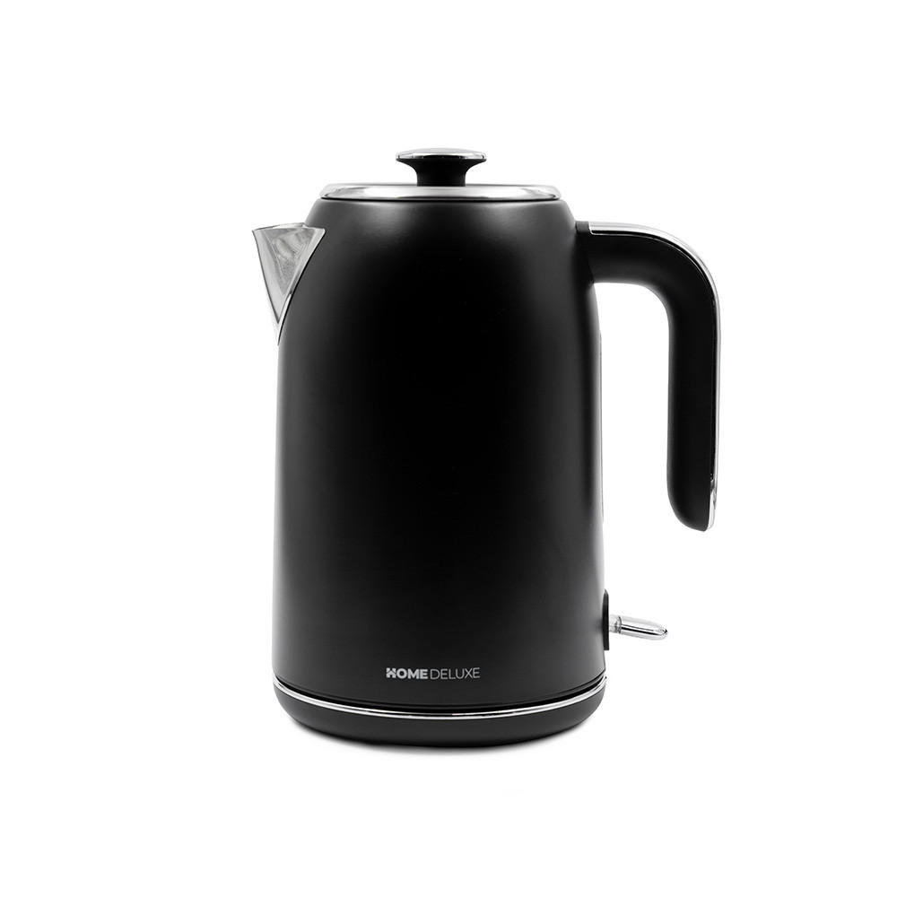 WASSERKOCHER NOBLE - Matt Schwarz, Wasserkocher - Schwarz, Metall (15.4cm) - Home Deluxe
