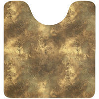 WC-VORLEGER Antik - Metallic-Look - Gold Toilettenvorleger 55x60 cm - Goldfarben, Kunststoff/Textil (55/1cm) - OnlyWow