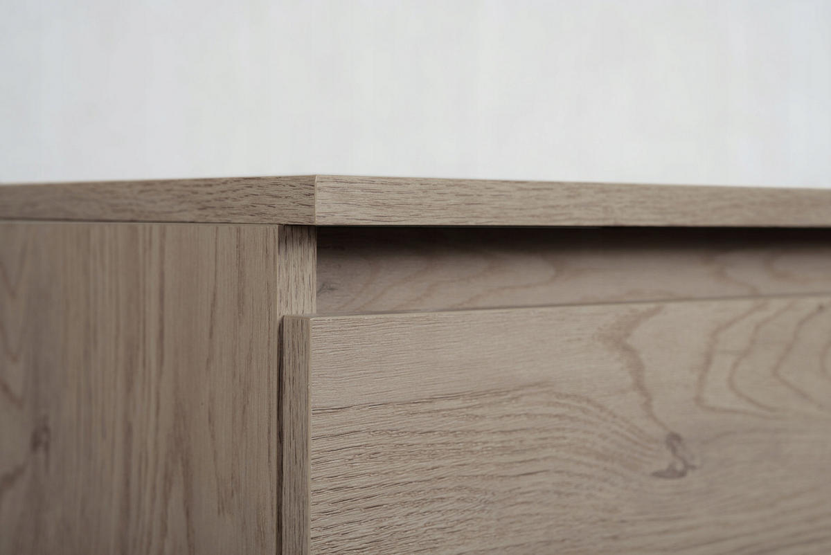 WASCHBECKUNTERSCHRANK SIMPLE mit Beinen 120cm Dunkel Eiche - Wildeiche, Holz (120/62/46cm) - Rodan