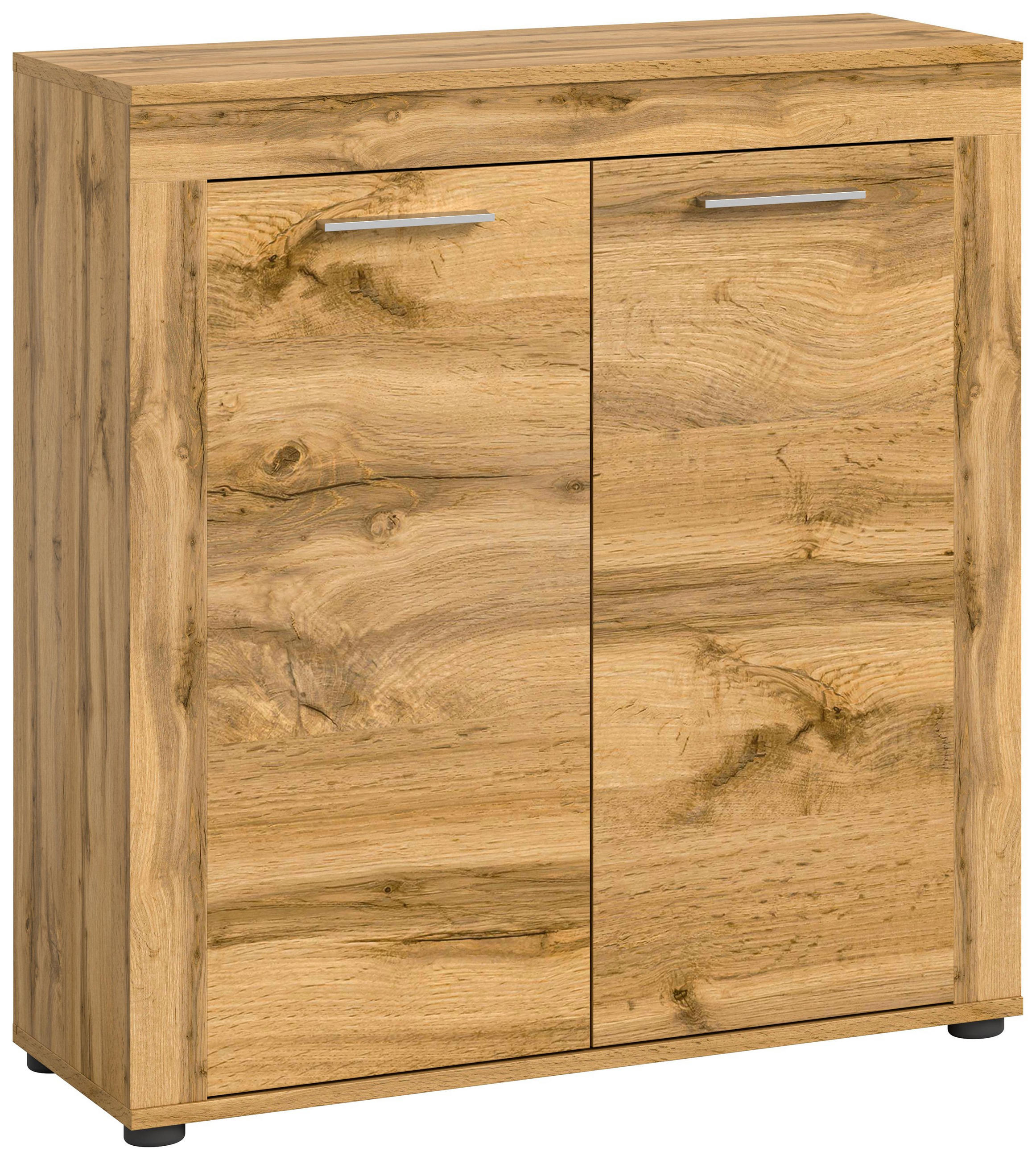 HIGHBOARD JAM (B/H/T: ca. 80/88/35 cm) in Wotan Eiche Nachbildung/Wotan Eiche Nachbildung - Eiche Wotan, Holzwerkstoff (80/88/35cm)