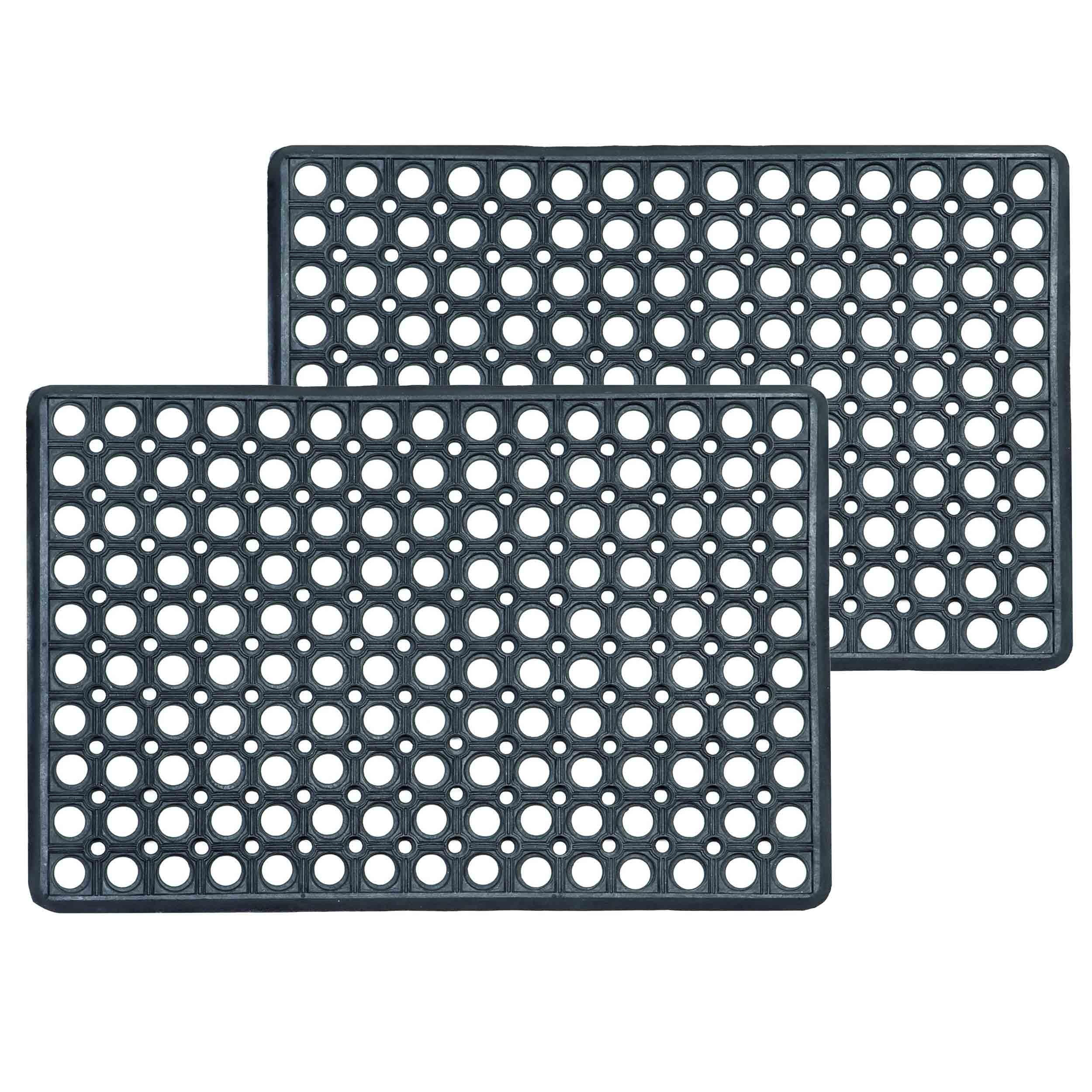 FUSSMATTE FÜR AUßEN PROFIL SETS - Schwarz, Textil (40/60cm) - Astra