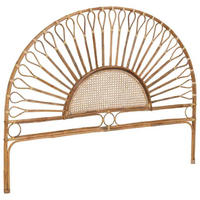 KOPFTEIL aus Rohrgeflecht 178x02x127 cm - Braun, Naturmaterialien (178/2cm) - Wanderlust