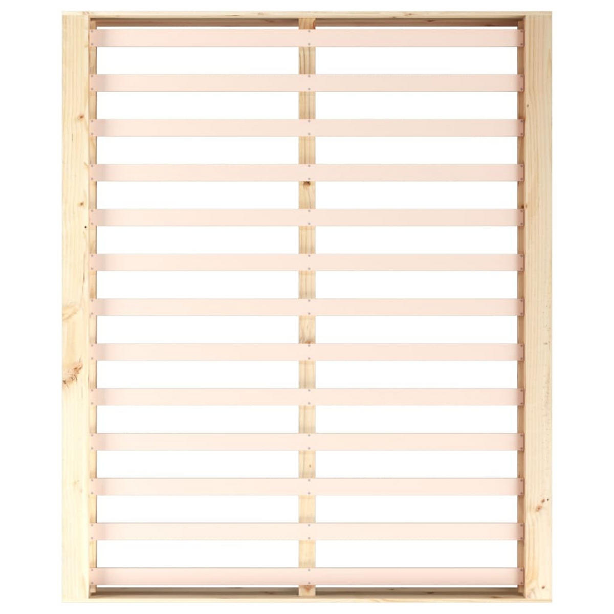 MASSIVHOLZBETT 200/200 Cm - Braun, Holz (200/200cm) - vidaXL