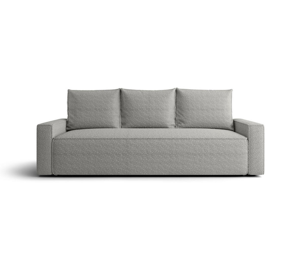 SOFA mit Schlaffunktion SAVIO Quelle 83 - Grau, Textil (232/90/90cm) - Bedante