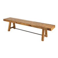 SITZBANK FINCA Pinie Braun 165 cm - Braun, Holz (165/47/40cm) - riess-ambiente