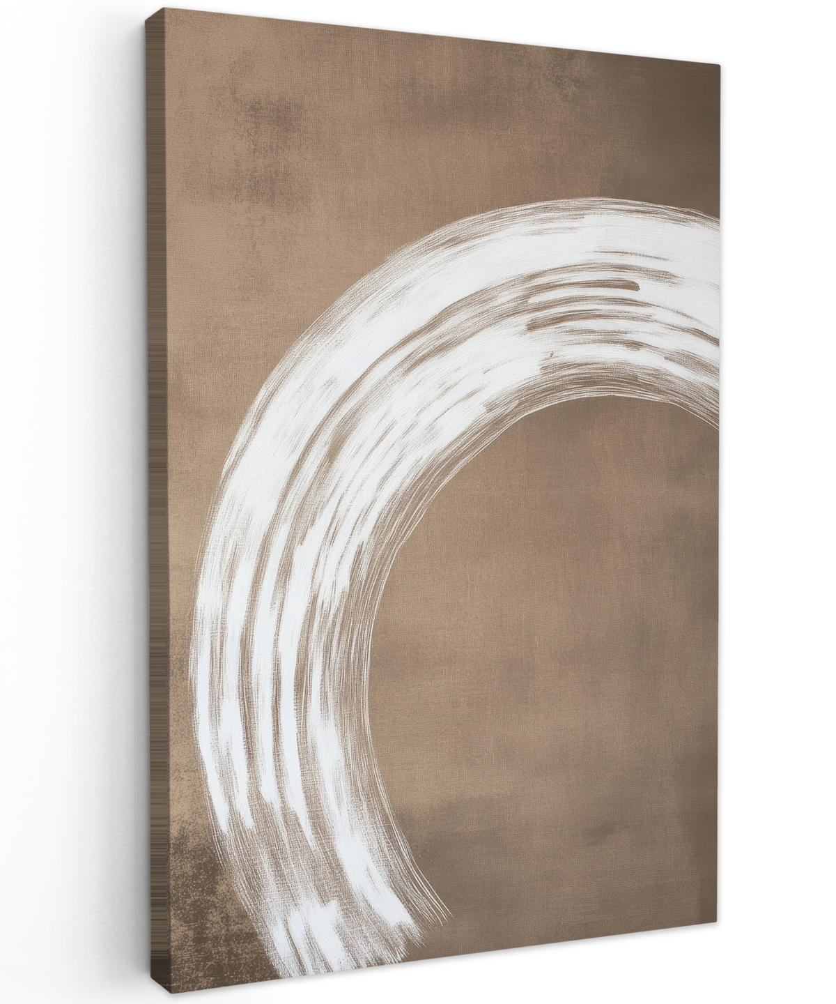 LEINWANDBILD Farbe - Braun - Japandi 90x140 cm - Kupferfarben, Textil (90/140cm) - MuchoWow