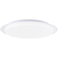 WANDLEUCHTE Vittoria Weiß 57/57/8,8 cm - Weiß, Kunststoff (57/8.8/57cm) - Brilliant