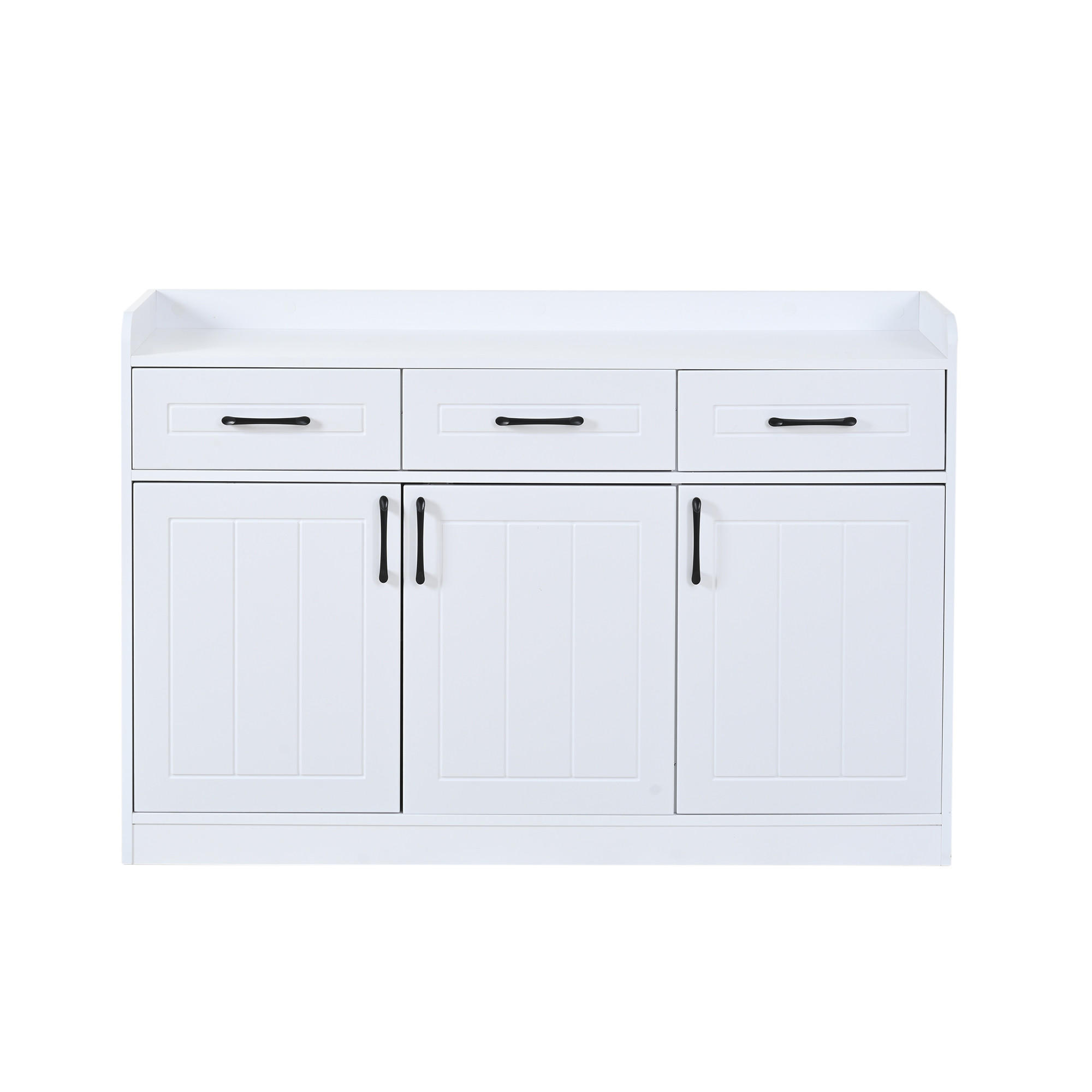 SIDEBOARD Weiß 120/35/80 cm - Weiß, Holzwerkstoff (120/80/35cm) - PANGIVO
