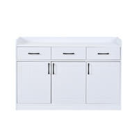 SIDEBOARD Weiß 120/35/80 cm - Weiß, Holzwerkstoff (120/80/35cm) - PANGIVO