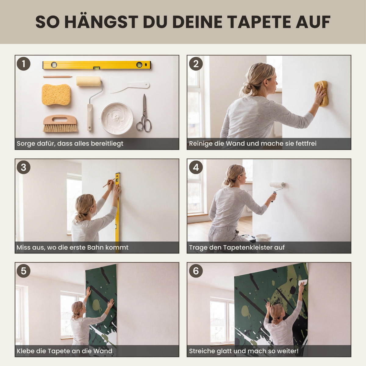 KINDERTAPETE - Fußball - Farbe - Spritzer - Grün - 400x300 cm - Dunkelgrün, Papier (400/300cm) - OnlyWow