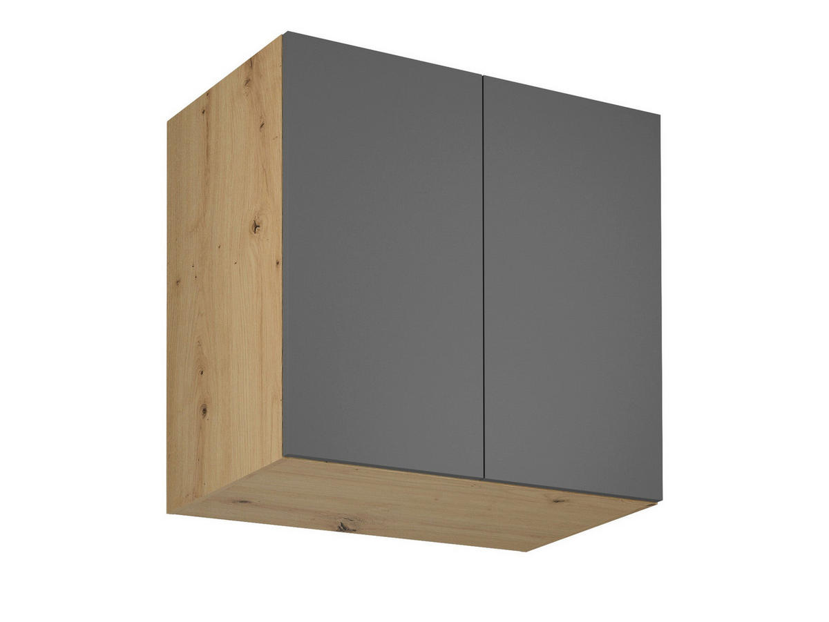 HÄNGESCHRANK 80 cm – Nexa – G80G – Grau - Grau, Holzwerkstoff (80/72/45cm) - ROYAL24_MARKT