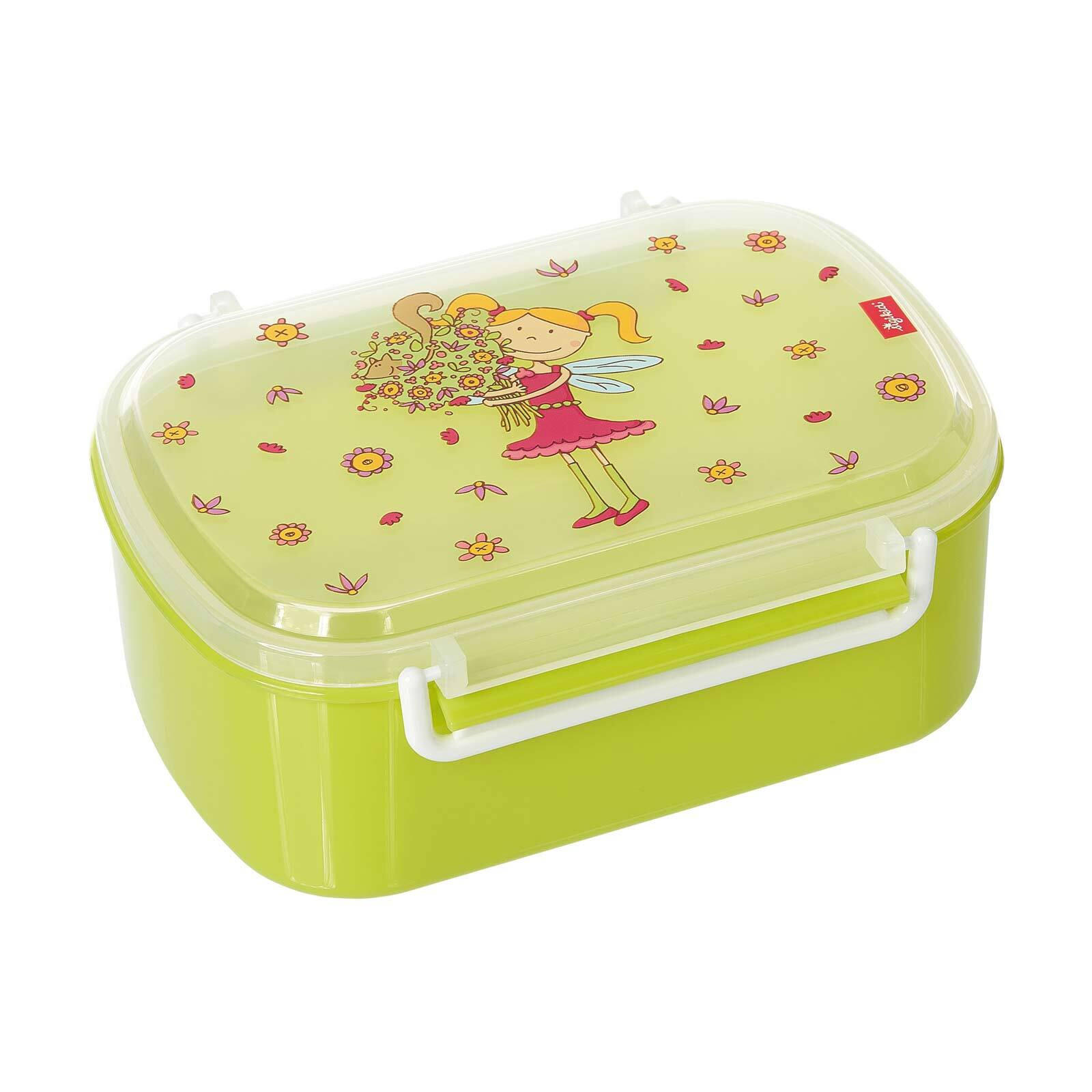BROTDOSE + TRINKFLASCHE Florentine, grün 2er Set - Hellgrün, Kunststoff (1/1/1cm) - Sigikid