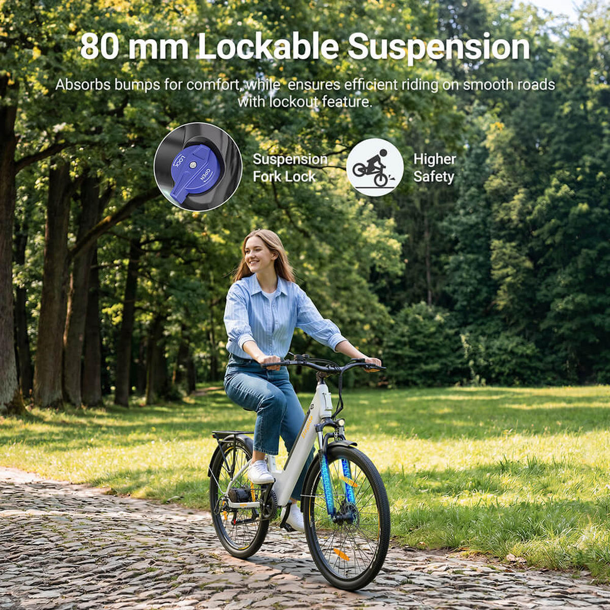 E-BIKE Eleglide T1 ST – Extensive 100 km Reichweite & herausnehmbarer Akku - Grau, Metall (78cm)