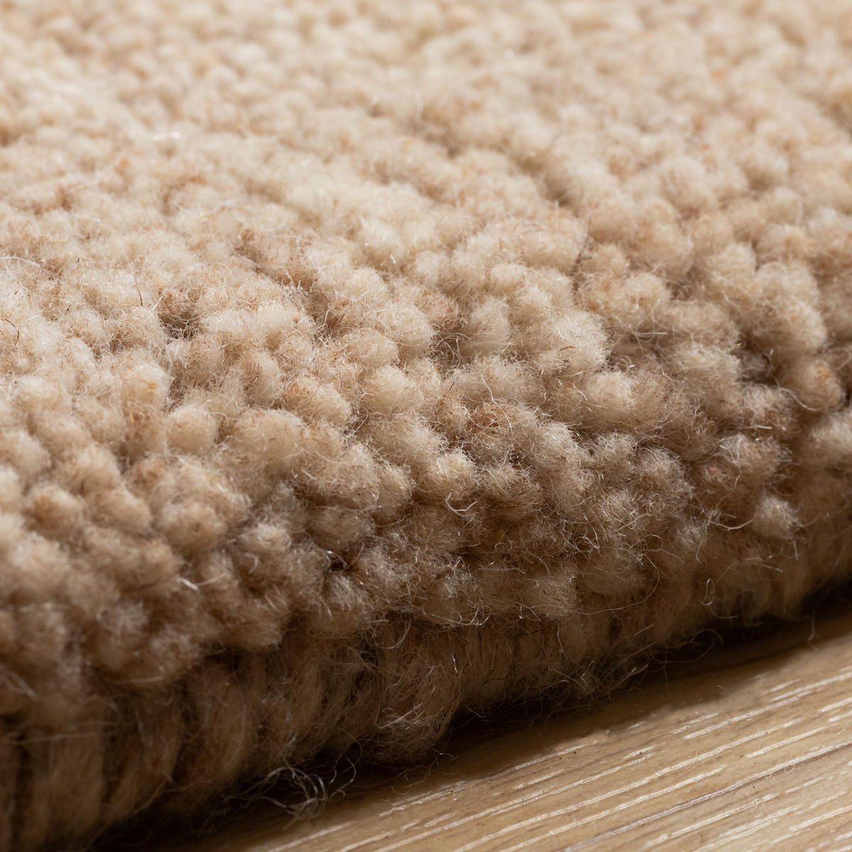 BERBERTEPPICH 250/250 cm Zagora - Sandfarben, Naturmaterialien (250/250cm) - Steffensmeier