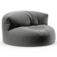 INDOOR OUTDOOR SITZSACK Lounge Sofa - Anthrazit, Textil (90/50/50cm) - Green Bean