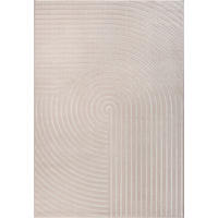 TEPPICHLÄUFER Geometrisch ERESMA Polyester Beige 80 x 300 cm - Beige, Textil (80/300cm) - KADIMA DESIGN